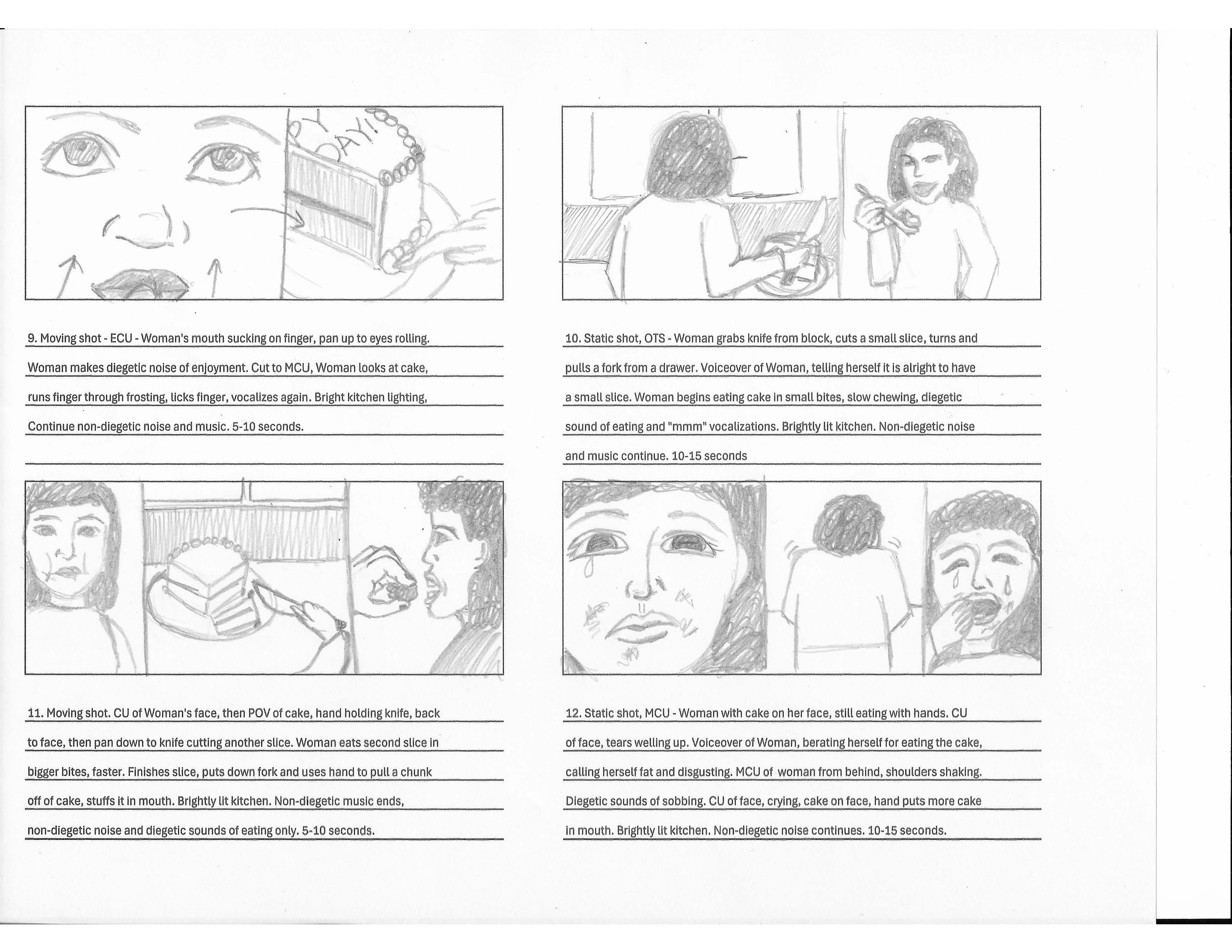 story board scene 9 - 12